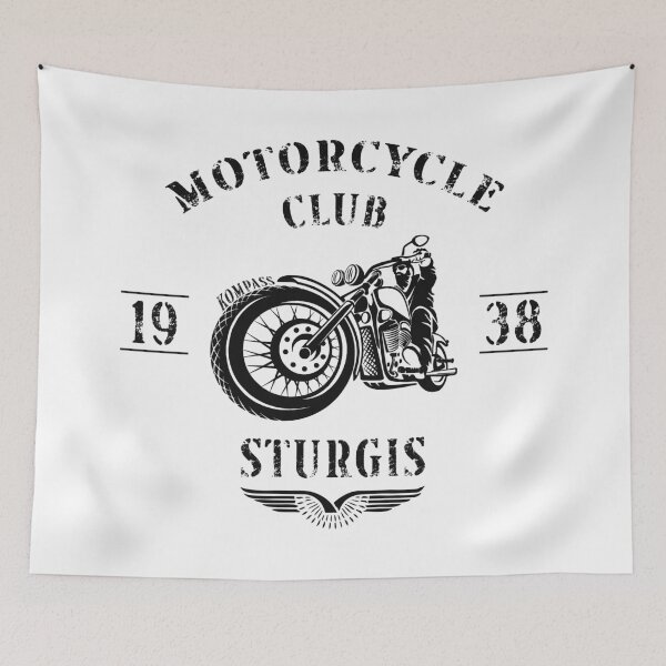 Artikelvorschau, Motorradclub - Sturgis 1938 entworfen und verkauft von Kompass-brk.