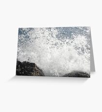 Destruction Wave Greeting Card