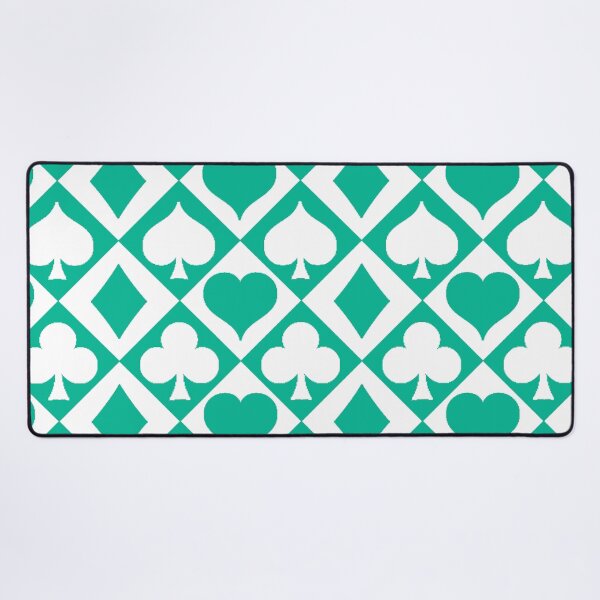 Item preview, Playing Card Style White/Teal designed and sold by KelchKreatives.