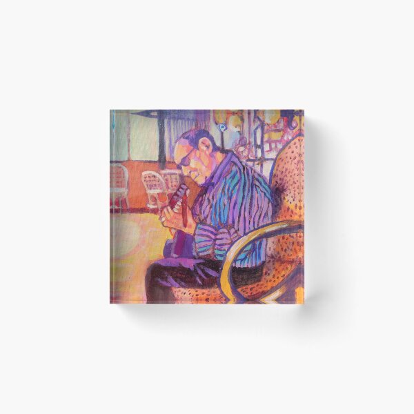 Item preview, Don Francisco the Guitar Player Study designed and sold by Mad World Art Ltd. Co..