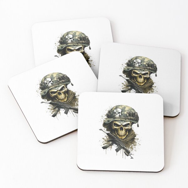 Item preview, SOLDIER ARMY FIRE MILITARY DARK BEARD CAMOUFLAGE FREE FIRE CALL OF DUTY designed and sold by ogirdorgraphics.
