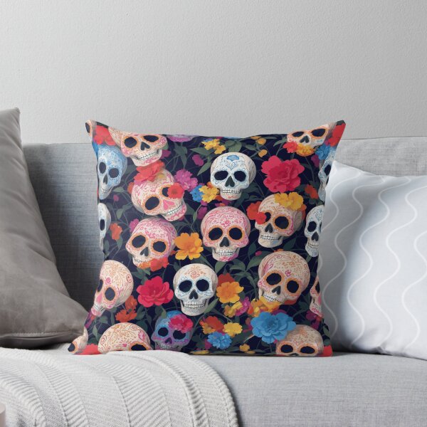 Item preview, Vibrant Heritage: Sugar Skull Pattern designed and sold by TheHandanShop.