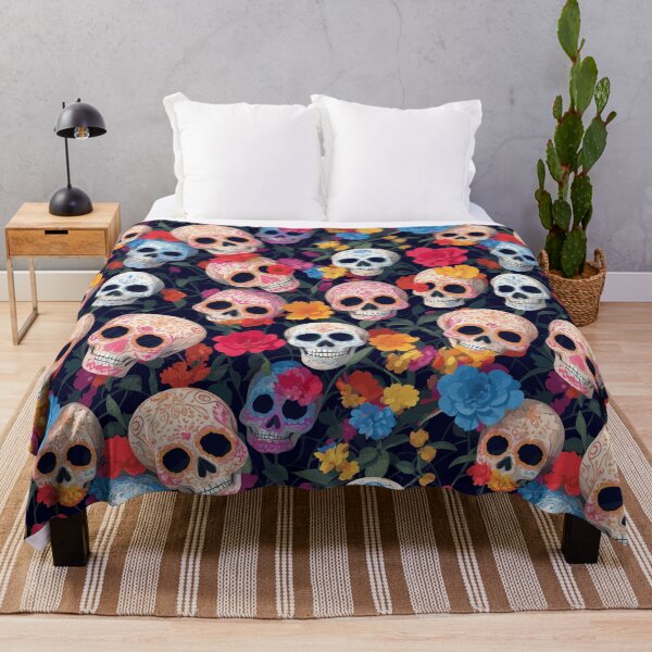 Item preview, Vibrant Heritage: Sugar Skull Pattern designed and sold by TheHandanShop.