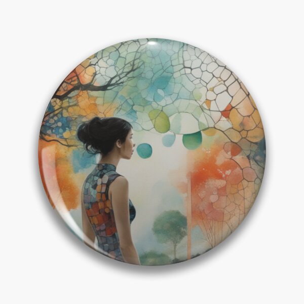Item preview, Lady in the Autumn Fall Forest Garden designed and sold by DigiDesignArt.