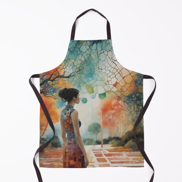 Item preview, Lady in the Autumn Fall Forest Garden designed and sold by DigiDesignArt.
