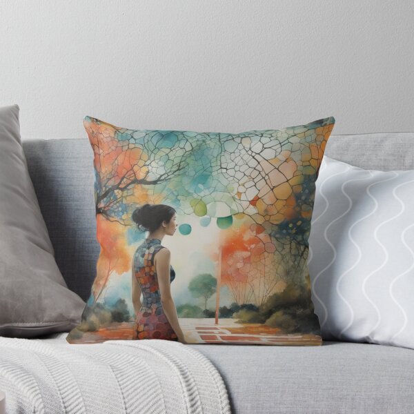 Item preview, Lady in the Autumn Fall Forest Garden designed and sold by DigiDesignArt.