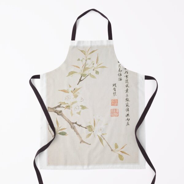 Item preview, Pear white Blossom painting by Xiang Shengmo, Chinese wall art painting designed and sold by EmeraldeaArt.