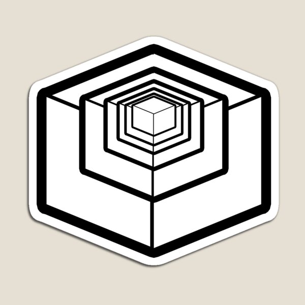 Item preview, Recursion Box Polygon designed and sold by PixelBaconWave.