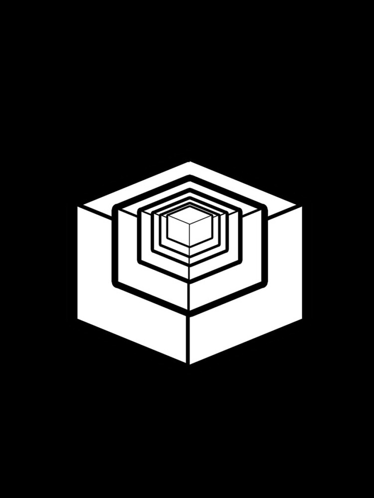 Thumbnail 4 of 4, iPhone Case, Recursion Box Polygon designed and sold by PixelBaconWave.