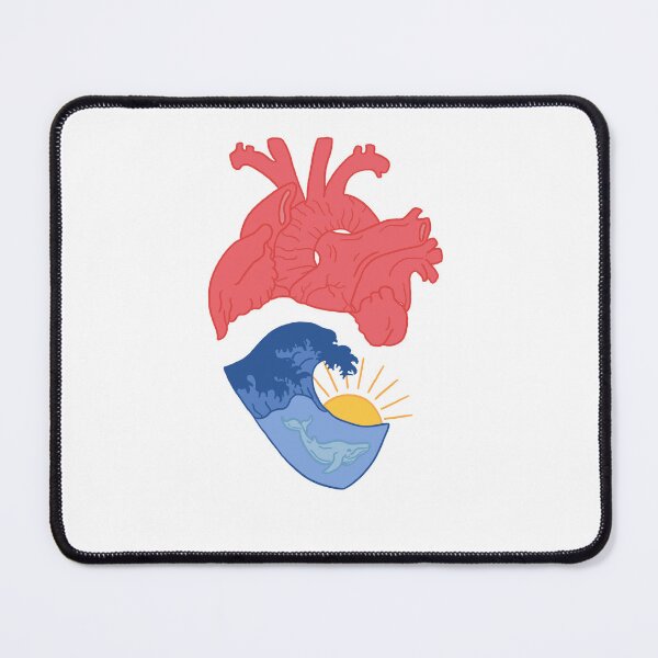 Item preview, Heart Anatomy with the Ocean designed and sold by adesignworld.