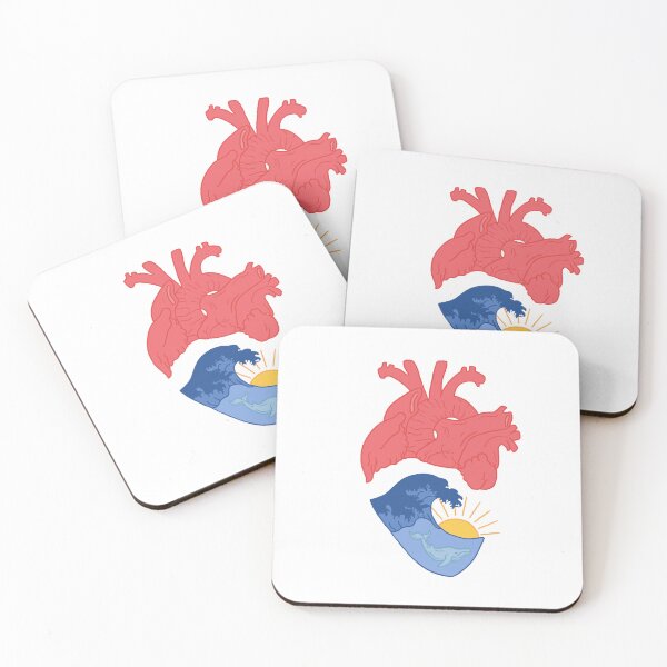 Item preview, Heart Anatomy with the Ocean designed and sold by adesignworld.