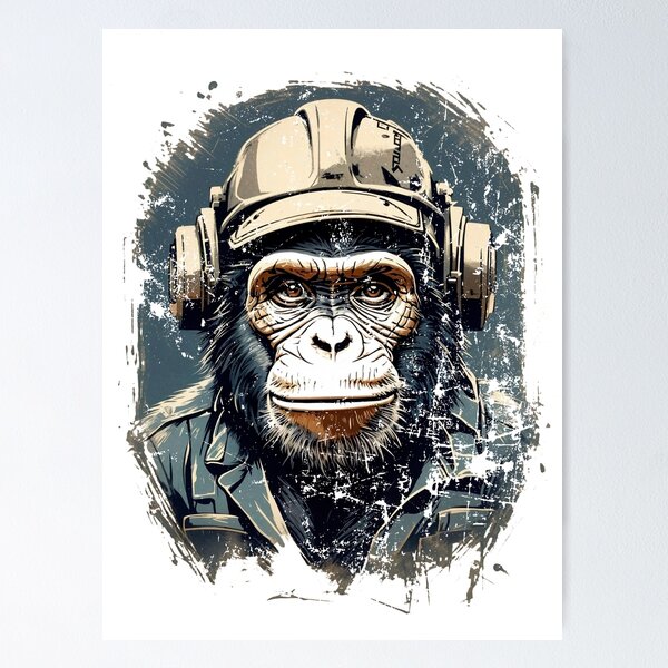 Item preview, Endangered Animals, Chimpanzee: Donavon designed and sold by KnoClothingCo.
