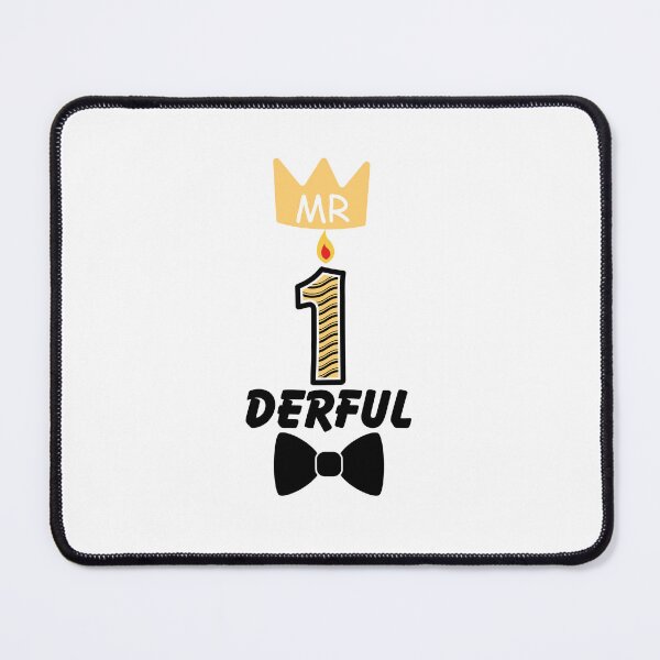 Item preview, Mr 1 derful (wonderful) 1st birthday baby design designed and sold by Tshepomuza.