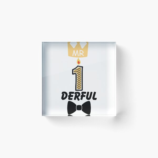 Item preview, Mr 1 derful (wonderful) 1st birthday baby design  designed and sold by Tshepomuza.