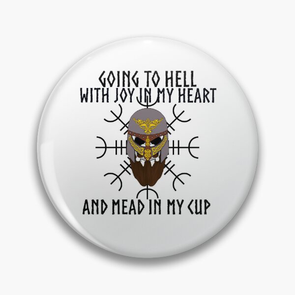 Item preview, Celtic Viking-Going to hell with joy in my heart (black) designed and sold by For Your Imagination .