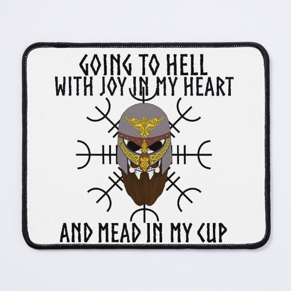 Item preview, Celtic Viking-Going to hell with joy in my heart (black) designed and sold by For Your Imagination .