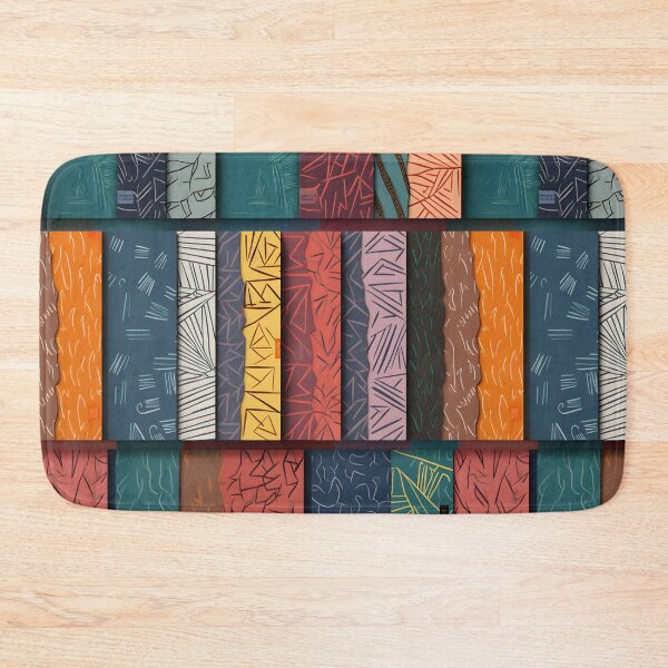 Item preview, Abstract Art Collage - Colorful and Geometric Patterns designed and sold by alaa-mously.