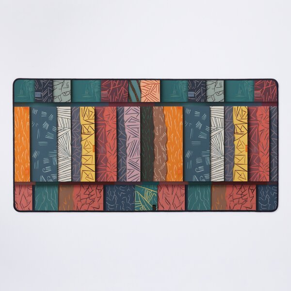 Item preview, Abstract Art Collage - Colorful and Geometric Patterns designed and sold by alaa-mously.