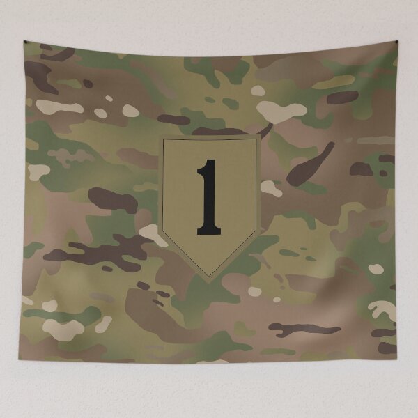 Item preview, 1st Infantry Division (Camouflage) designed and sold by Jared Davies.