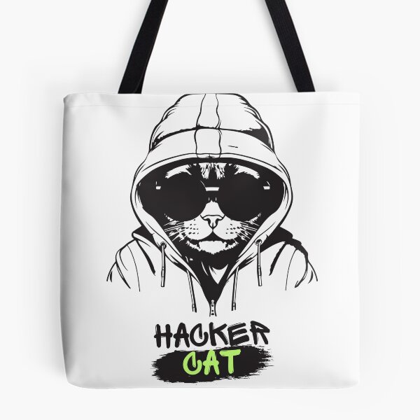 Item preview, hacker cat designed and sold by nivadaofficiel2.