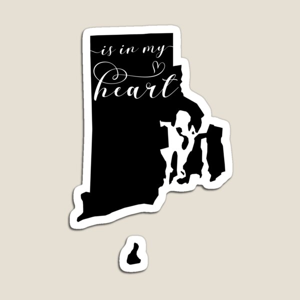 Item preview, Rhode Island Is In My Heart Sticker designed and sold by Celticana.