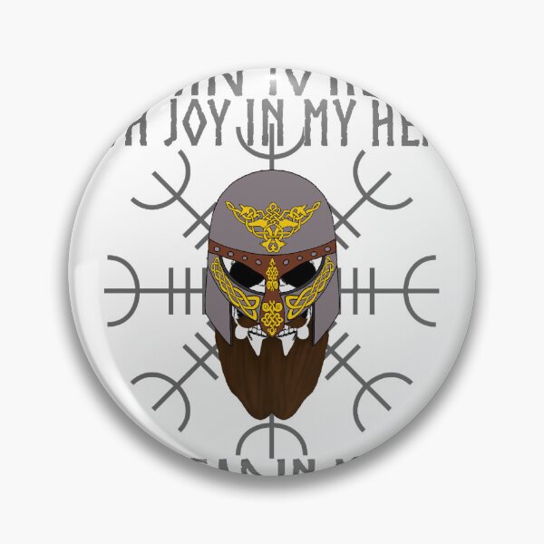 Item preview, Celtic Viking-Going to hell with joy in my heart (gray) designed and sold by For Your Imagination .