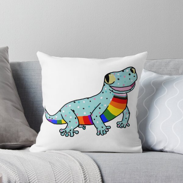 Item preview, Progress Pride Flag Gecko designed and sold by SmallLilDoodles.