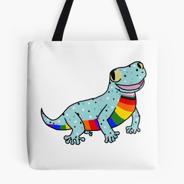 Item preview, Progress Pride Flag Gecko designed and sold by SmallLilDoodles.