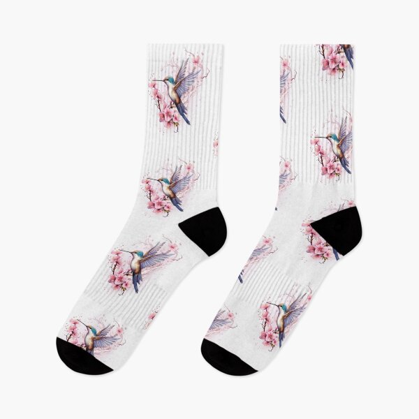 Item preview, Hummingbird Cherry Blossom Beautiful Wall Decor designed and sold by PaperScaped.