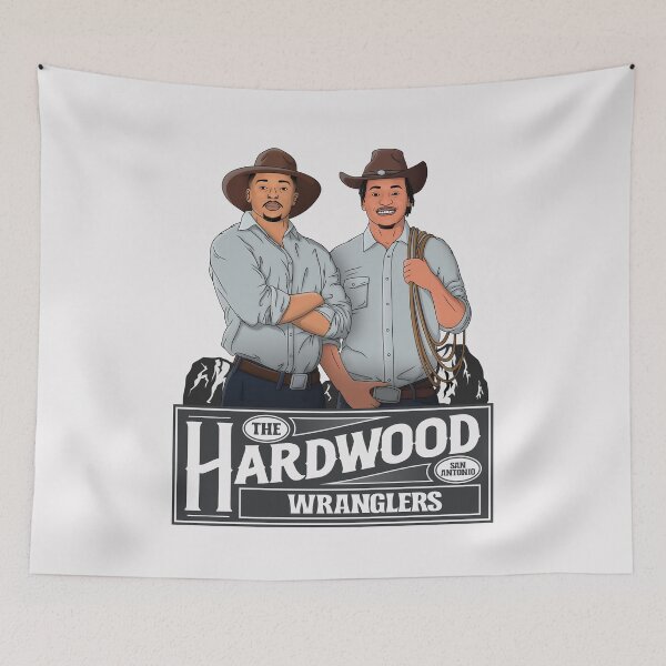 Item preview, Hardwood Wranglers - Devin Vassell and Keldon Johnson Basketball designed and sold by sportsign.
