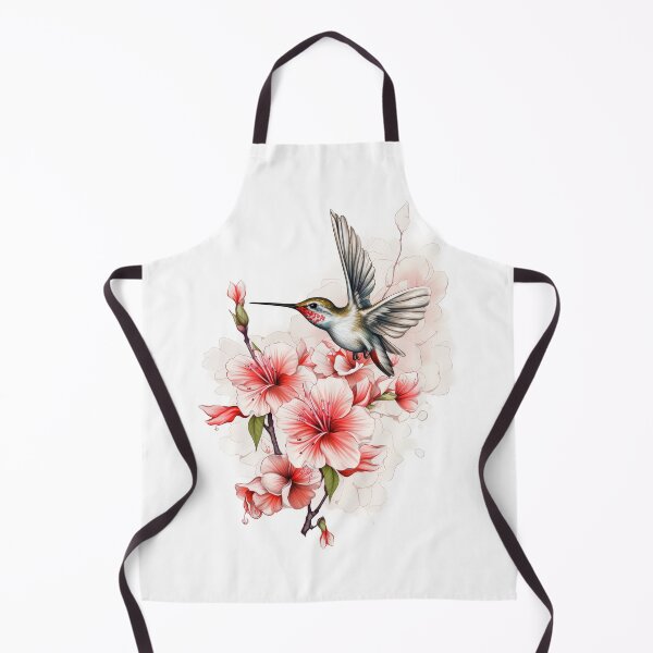 Item preview, Hummingbird Flowers Cherry Blossom Beautiful Wall Decor designed and sold by PaperScaped.