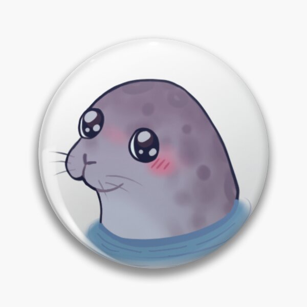Item preview, Blushing Staring Seal designed and sold by Mozateleum.