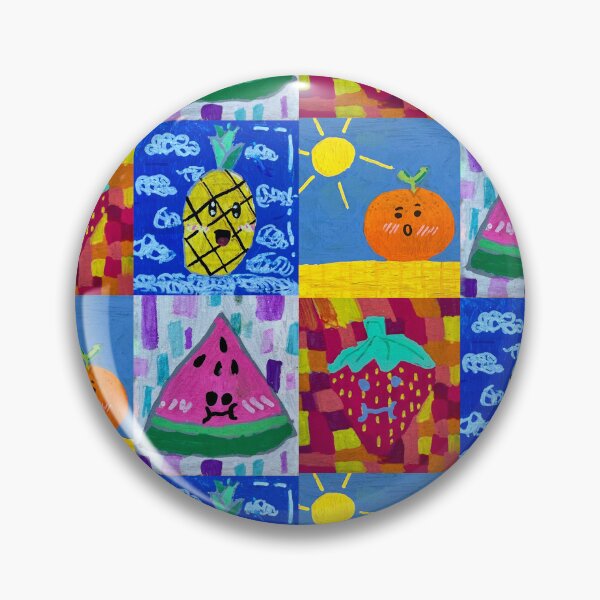 Item preview, Orange Watermelon Strawberry Pineapple designed and sold by AnnijaArt.