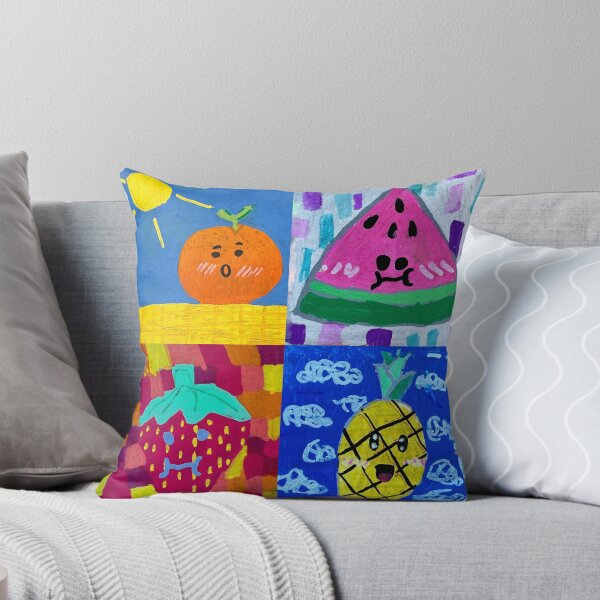 Item preview, Orange Watermelon Strawberry Pineapple designed and sold by AnnijaArt.
