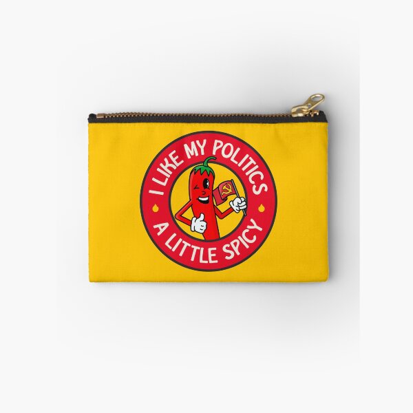 Item preview, I Like My Politics A Little Spicy - Chilli Pun designed and sold by Picket Club.