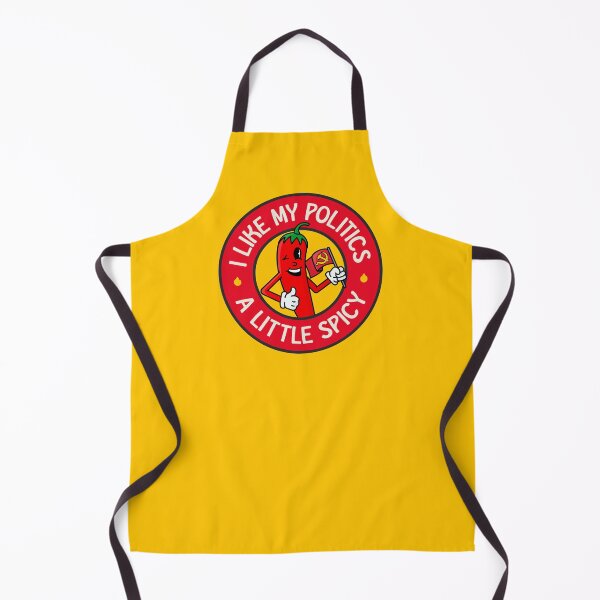 Item preview, I Like My Politics A Little Spicy - Chilli Pun designed and sold by Picket Club.