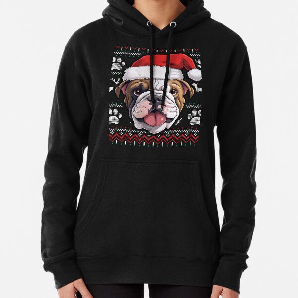 English bulldog ugly christmas sweater hotsell