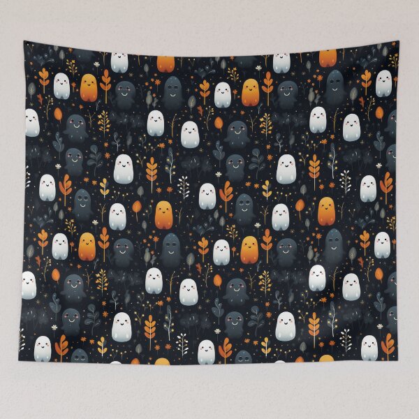 Item preview, Ethereal Echoes: Boo-tiful Ghosts Pattern designed and sold by KaleidoKiosk.