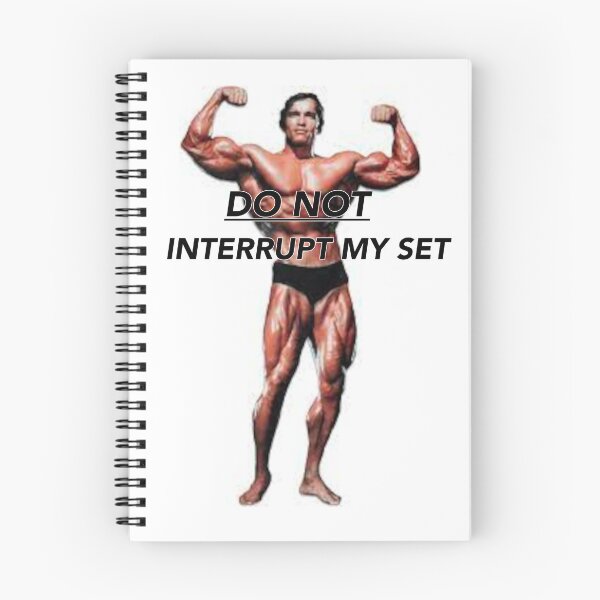 Item preview, Arnold Schwarzenegger Weightlifting Workout- Do not interrupt my set designed and sold by Tautvydas.
