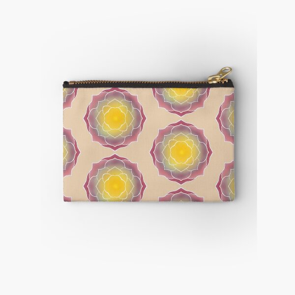 Item preview, Yellow and Red Geometric Flower designed and sold by designs-by-ann.