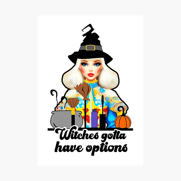Item preview, Witches gotta have options and stick together designed and sold by catnbloom.