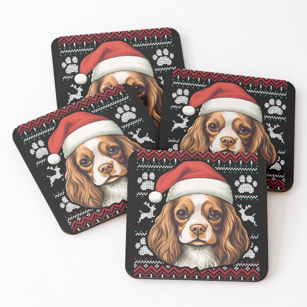 Item preview, English Toy Spaniel Ugly Sweater Christmas designed and sold by rafaeltto.