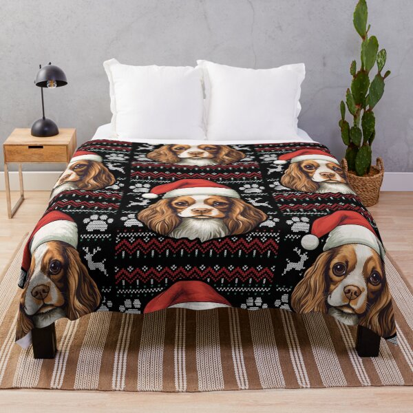 Item preview, English Toy Spaniel Ugly Sweater Christmas designed and sold by rafaeltto.