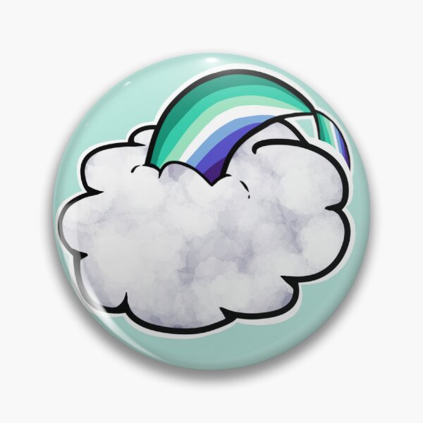 Item preview, Gay pride flag coming out of cloud designed and sold by BreeCreatesArts.