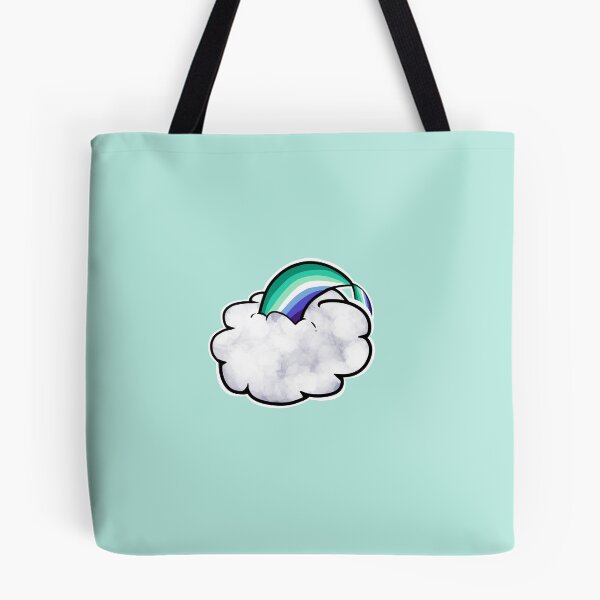 Item preview, Gay pride flag coming out of cloud designed and sold by BreeCreatesArts.