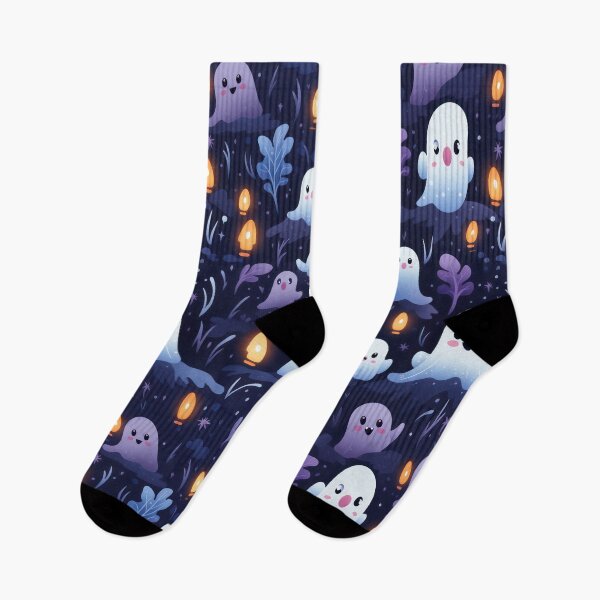 Item preview, Ethereal Echoes: Boo-tiful Ghosts Pattern designed and sold by KaleidoKiosk.