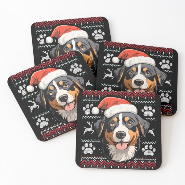 Aperçu de l'œuvre Entlebucher Mountain Ugly Sweater Christmas créée et vendue par rafaeltto.