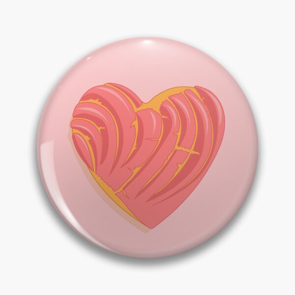 Item preview, Heart Concha Sweet Bread Seashell  designed and sold by fa-me.