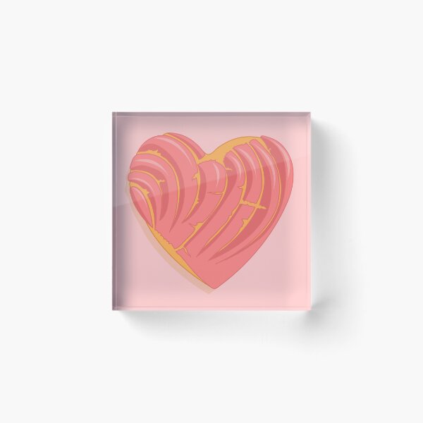 Item preview, Heart Concha Sweet Bread Seashell  designed and sold by fa-me.