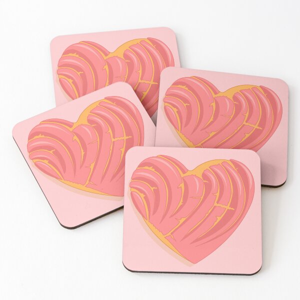 Item preview, Heart Concha Sweet Bread Seashell  designed and sold by fa-me.